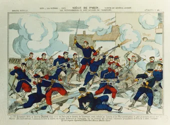 General Ducrot (1817-82) en la Batalla de Champigny, 29 de enero de 1870